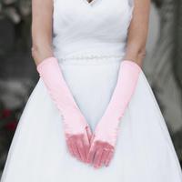 MEDIUM SATIN GLOVES